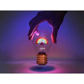 Suckuk Sladdlös Glödlampa med Regnbåge