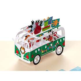 Charmpop Pop Up-kort Julkort med Tomtens Bil