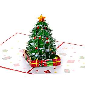 Charmpop Pop Up-kort Julkort med Julgran