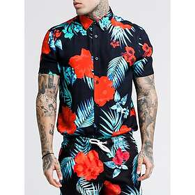 SikSilk S/S Hazy Daze Resort Shirt (Herr)
