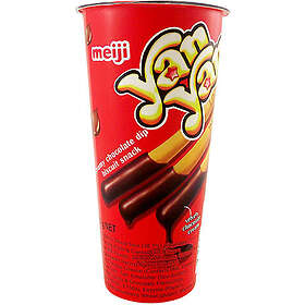 Chocolate Meiji Yan Yan Creamy Dip Biscuit Snack 50g