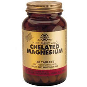 Solgar Chelated Magnesium 100 Tabletter