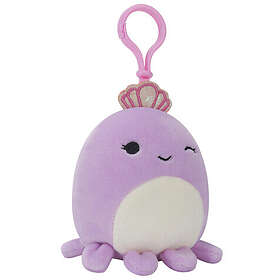 Squishmallows Clip-On Violet the Purple Octopus, 9 cm