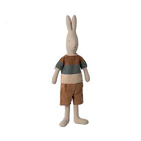 Rabbit Size 4, Classic, Knitted shirt and shorts Maileg