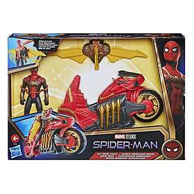 Marvel Figur Spiderman & Jet Web Cycle