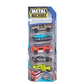 Zuru Metal Machines-S2 Multi Pack Car 5-Pack, City Force