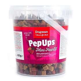Dogman PepUps Mini Hearts 3-smak 450g