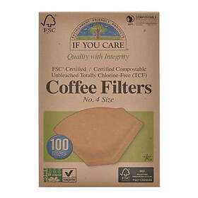 If You Care Kaffefilter No 4 100 st