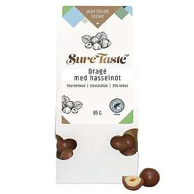 Sure Chokladdragé Hasselnöt 85g