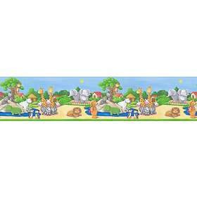 A.S. Creation Border Only Borders Papper Flerfärgad Grön 718716