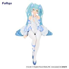 Hatsune Miku Noodle Stopper PVC Statue Miku Flower Fairy Nemophila 15 cm