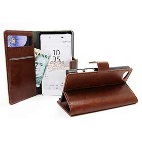 billigamobilskydd.se Crazy Horse Wallet Sony Xperia Z5 Compact (E5823) (Brun) 16145