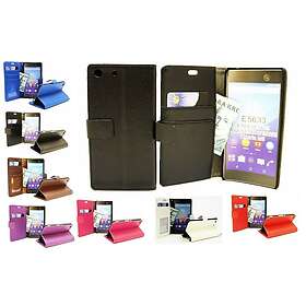 billigamobilskydd.se Standcase Wallet Sony Xperia M5 (Svart) 17509