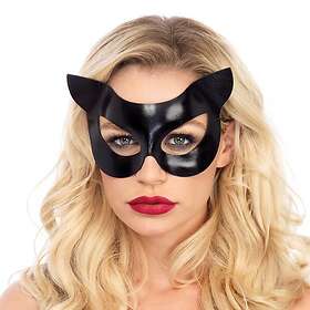 One Svart Kattmask i Vinyl size
