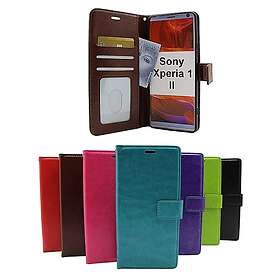 billigamobilskydd.se Crazy Horse Wallet Sony Xperia 1 II (XQ-AT51) (Svart) 36749