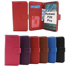 billigamobilskydd.se New Standcase Wallet Huawei P20 Pro (CLT-L29) (Röd) 32217