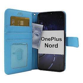 billigamobilskydd.se New Standcase Wallet OnePlus Nord (Ljusblå) 37218
