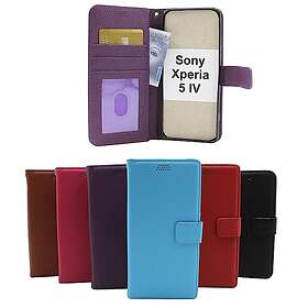 billigamobilskydd.se New Standcase Wallet Sony Xperia 5 IV (XQ-CQ54) 5G (Svart) 45118