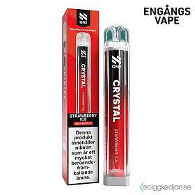 N ONE One Crystal Mesh Strawberry Ice Engångs Vape 20mg