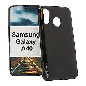 billigamobilskydd.se TPU Skal Samsung Galaxy A40 (A405FN/DS) (Svart) 31635