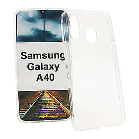 billigamobilskydd.se TPU Skal Samsung Galaxy A40 (A405FN/DS) (Clear) 31636