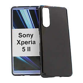 billigamobilskydd.se TPU skal Sony Xperia 5 II (XQ-AS52) (Svart) 37966