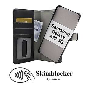 CoverIn Skimblocker Magnet Fodral Samsung Galaxy A32 5G (A326B) (Svart) 39769