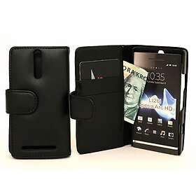 CoverIn Plånboksfodral Sony Xperia S (LT26i) (Svart) 5199
