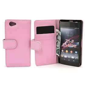 CoverIn Plånboksfodral Sony Xperia Z1 Compact (D5503) (Ljusrosa) 7587