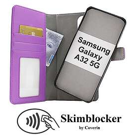 CoverIn Skimblocker Magnet Fodral Samsung Galaxy A32 5G (A326B) (Lila) 41604