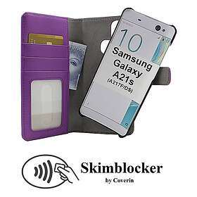 CoverIn Skimblocker Magnet Fodral Samsung Galaxy A21s (A217F/DS) (Lila) 36740