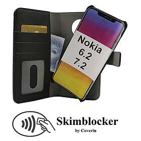 CoverIn Skimblocker Magnet Fodral Nokia 6,2 7,2 (Svart) 34320