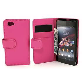 CoverIn Plånboksfodral Sony Xperia Z1 Compact (D5503) (Hotpink) 7586