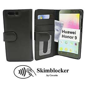 CoverIn Skimblocker Plånboksfodral Huawei Honor 9 (STF-L09) (Svart) 37735