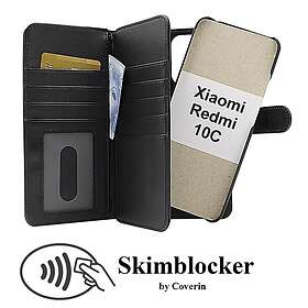 CoverIn Skimblocker XL Magnet Fodral Xiaomi Redmi 10C (Svart) 44554