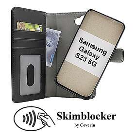 CoverIn Skimblocker Magnet Fodral Samsung Galaxy S23 5G (Svart) 47596
