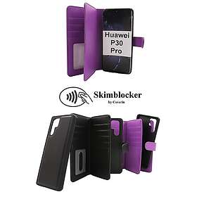 CoverIn Skimblocker XL Magnet Fodral Huawei P30 Pro (VOG-L29) (Svart) 32151