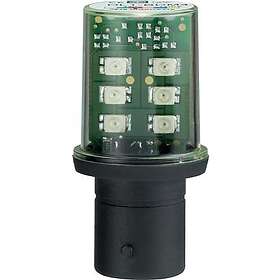Schneider Electric LED lampa, Gul_Orange, BA15d, 24V AC_DC