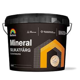 Beckers Mineral Silikatfärg, Vit, 10l 710012399