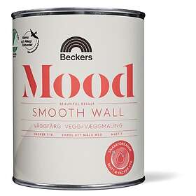Beckers Mood Smooth Wall, Vit, 1l 710008233