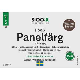 SiOO:X Träskydd Panelfärg 3l 27Walnut Brown 161273-SE 3L