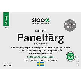 SiOO:X Träskydd Panelfärg 3l 05 Thunder Grey 161053-SE 3L