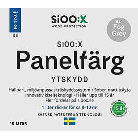 SiOO:X Ytskydd Panelfärg 10l 04 Fog Grey 1620410-SE 10L