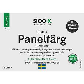 SiOO:X Träskydd Panelfärg 3l 07 Black Stone 161073-SE 3L