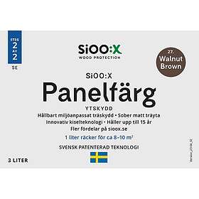 SiOO:X Ytskydd Panelfärg 3l 27Walnut Brown 162273-SE 3L