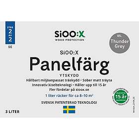 SiOO:X Ytskydd Panelfärg 3l 05 Thunder Grey 162053-SE 3L