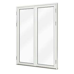 Sunnerbo Fönster Parfönsterdörr Helglasad 3-Glas Aluminium FDPHG SBF 180x210 Alu FDPHG180x210HGALU