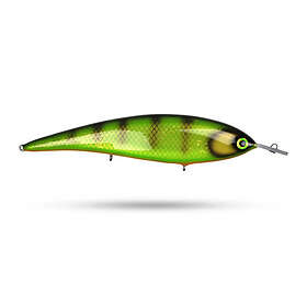 JW Lures Rollergun XL 28cm, 200g Green Perch