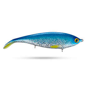 JW Lures Fläskläppen Original 23cm, 130g Blå Silver Glitter