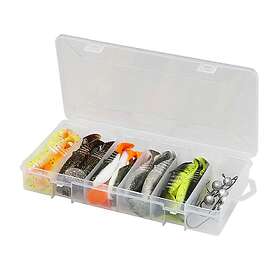 Savage Gear Cannibal Shad Kit 8/10cm Shadder med blandede farger 36 deler